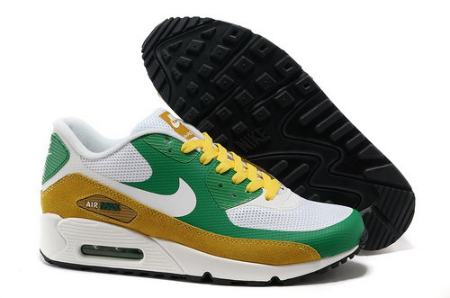 Nike Air Max 90 Hyperfuse Unisex Yellow White Running Shoes Norway